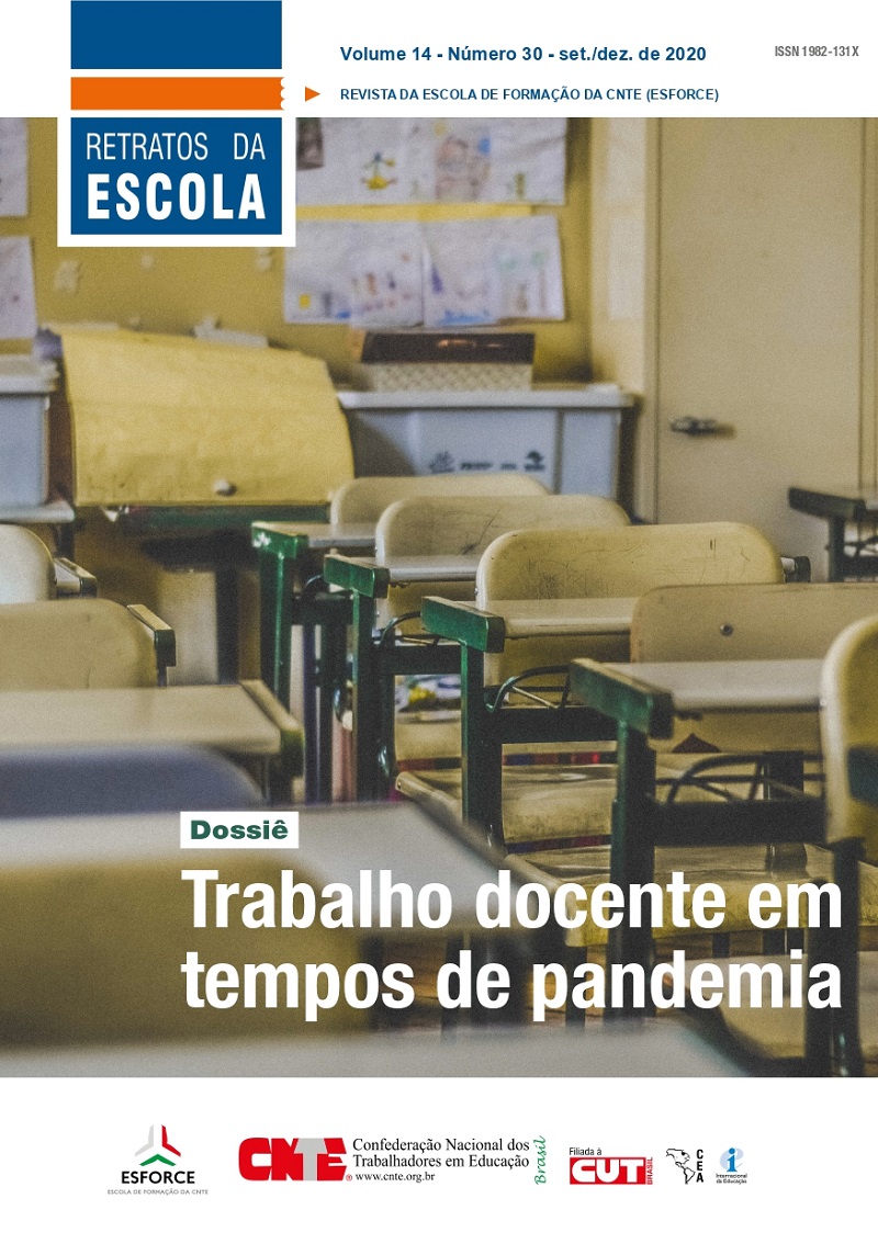					Afficher Vol. 14 No. 30 (2020): Trabalho docente em tempos de pandemia
				